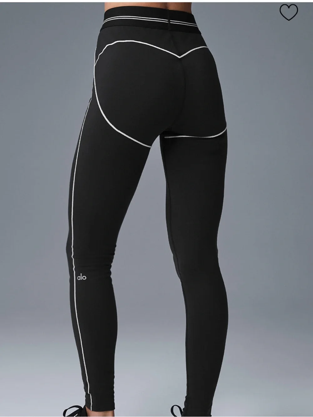 Alo Airbrush High Waist Heart Throb Legging
